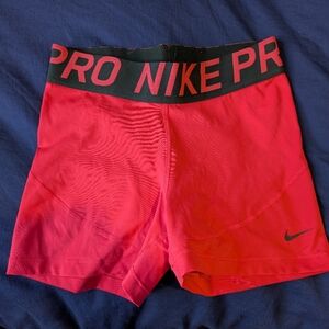 Nike Pro Pink Athletic Shorts